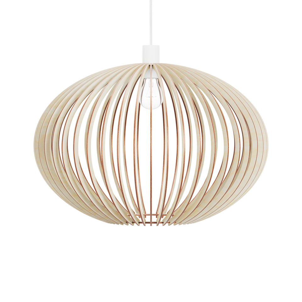 Plyra Handcrafted Wooden Pendant Light by Frellio – Scandinavian Design